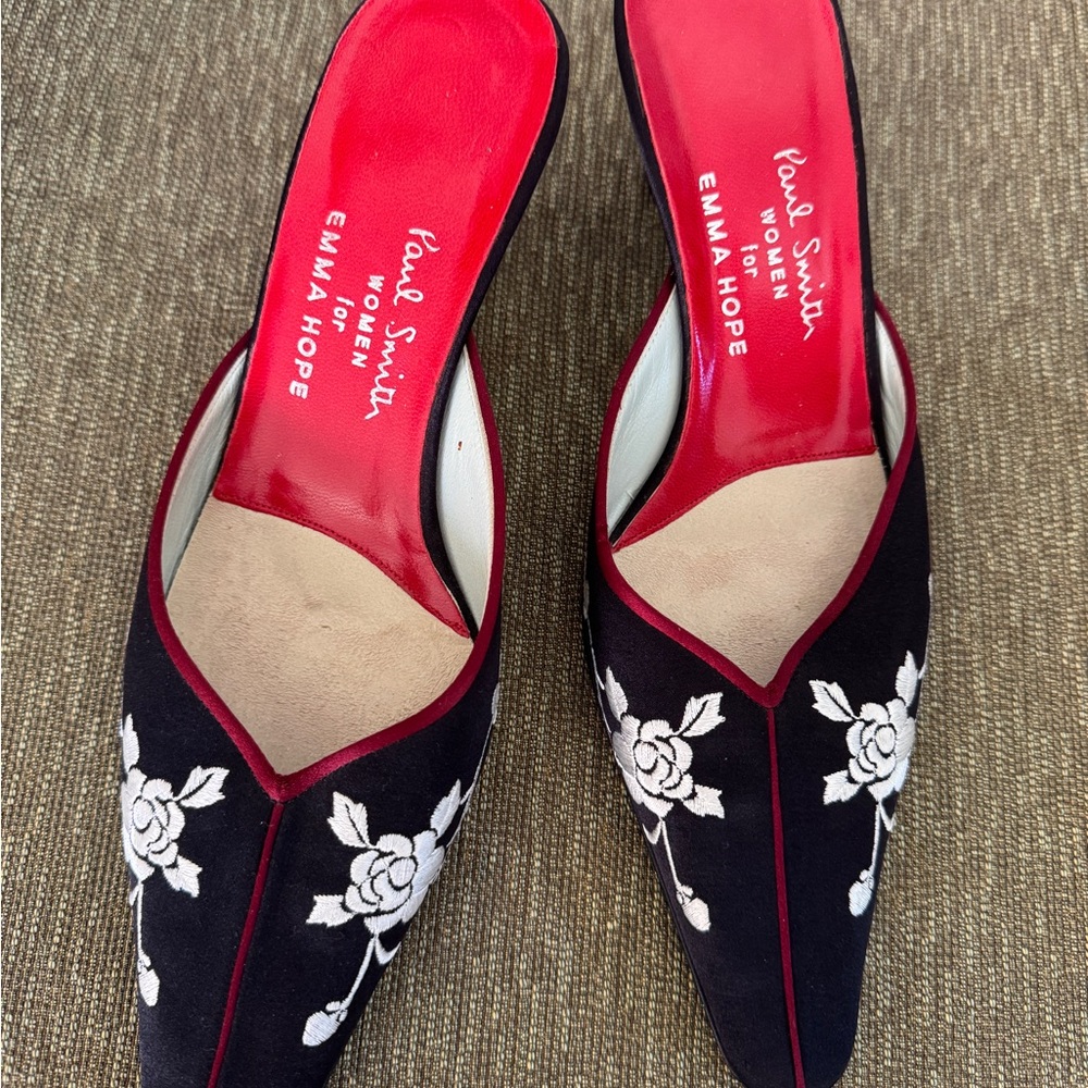 Paul Smith for Emma Hope Kitten Heel Mules